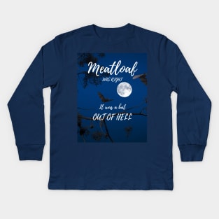 Bat Out Of Hell Kids Long Sleeve T-Shirt